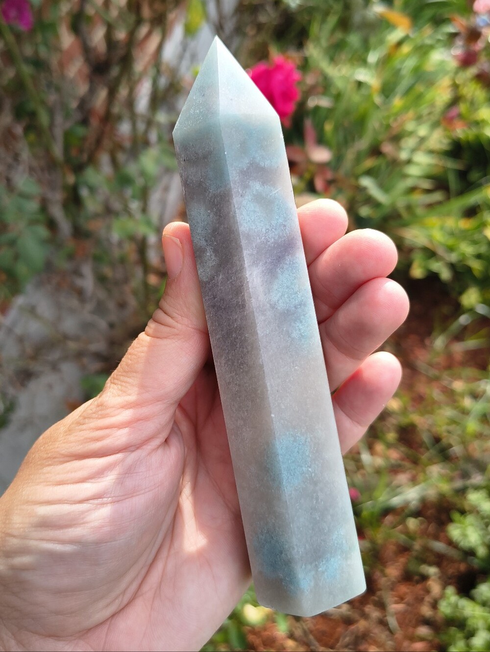 #5 Stunning High-Grade Blue "Flower" Trolleite Tower